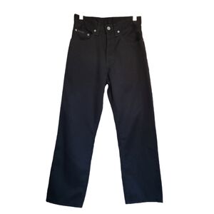 Calvin Klein High Rise Straight Leg Black Jeans Size 28
